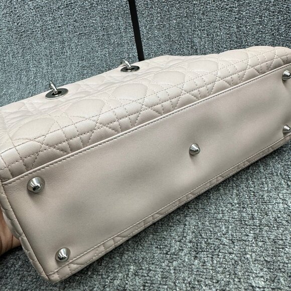 DIOR Lady Dior Large Leather Satchel Bag ccofb1250-102525 - Picture 8 of 16